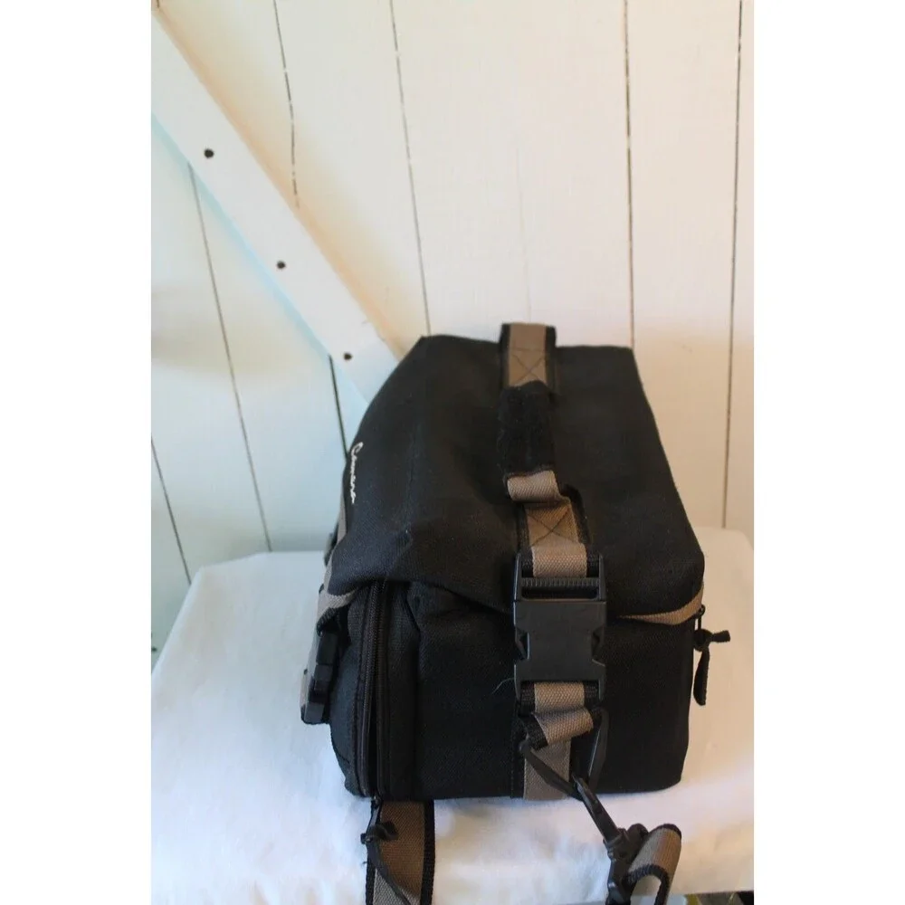 Vintage CAMERA BAG CASE - Canvas Multiple Compartments Photography  8x8x12